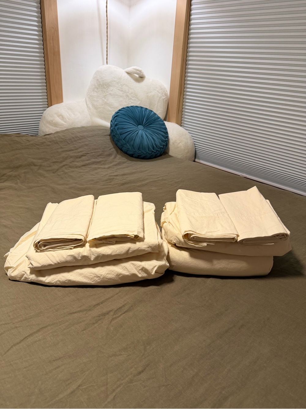 100% Cotton Sheet Set x 2 - King Size Bedding